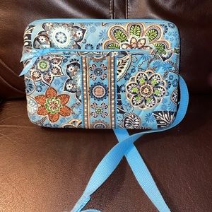 Vera Bradley Blue Bali Medalian Tablet Bag